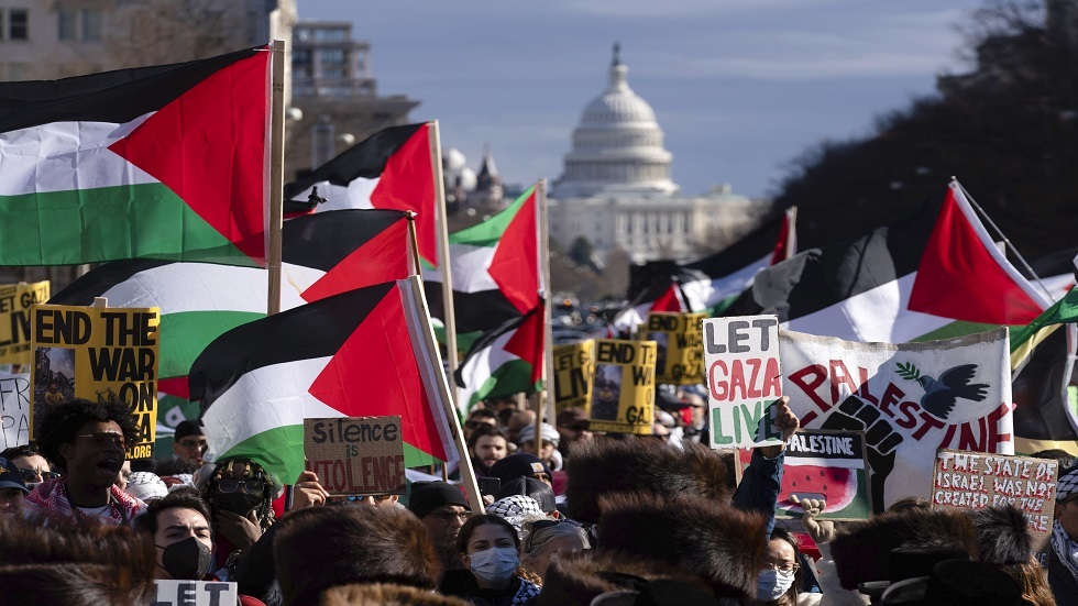 مظاهرات مؤيدة لفلسطين في الولايات المتحدة - صورة تعبيرية