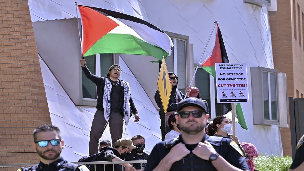 مظاهرة مؤيدة لفلسطين - صورة تعبيرية