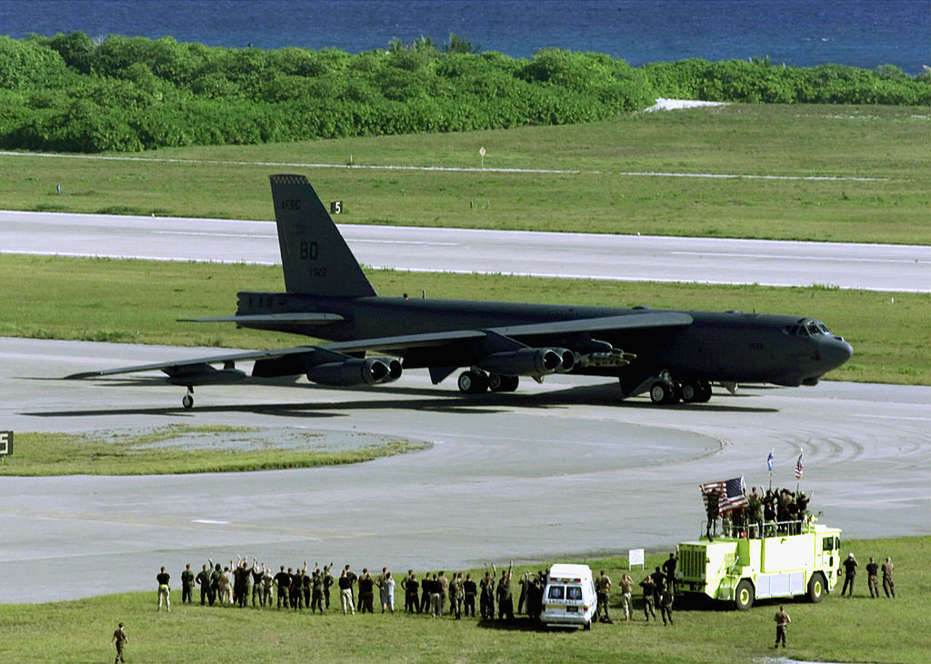 قاذفة من طراز B-52 Stratofortress تابعة لسلاح الجو الأمريكي- أرشيف