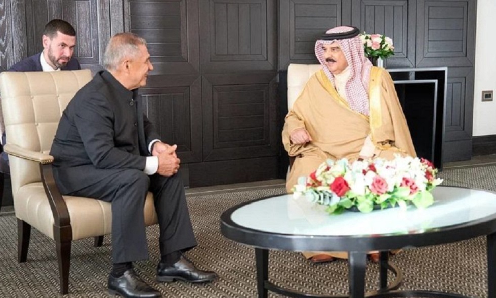 ملك البحرين وحاكم تتارستان يؤكدان أهمية التعاون الروسي البحريني