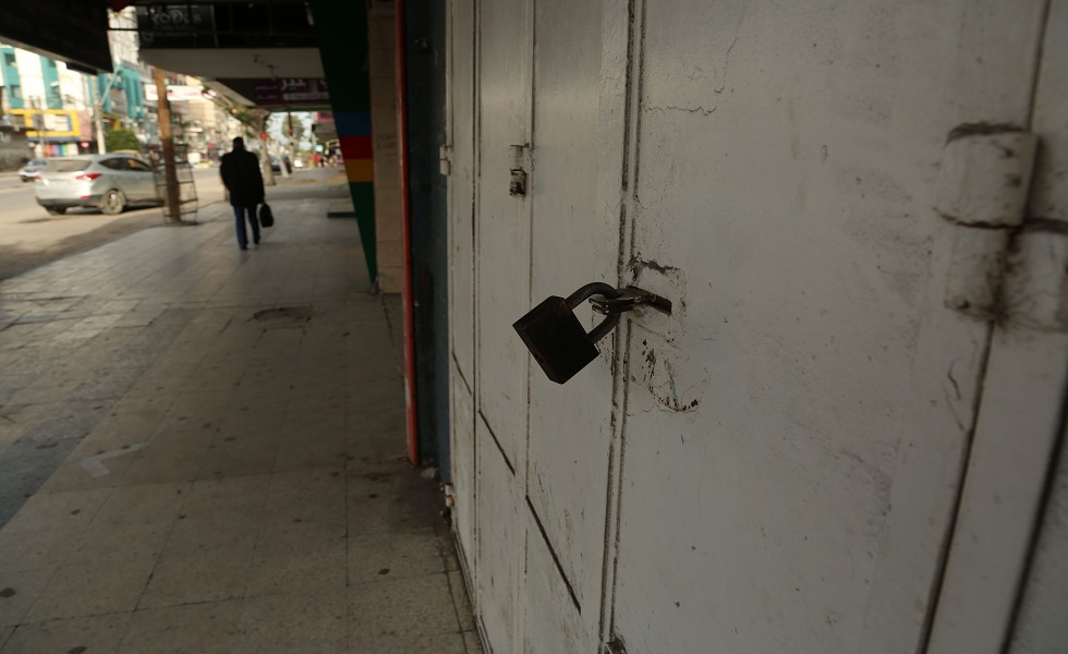 متاجر مغلقة في مدينة غزة - (صورة أرشيفية)