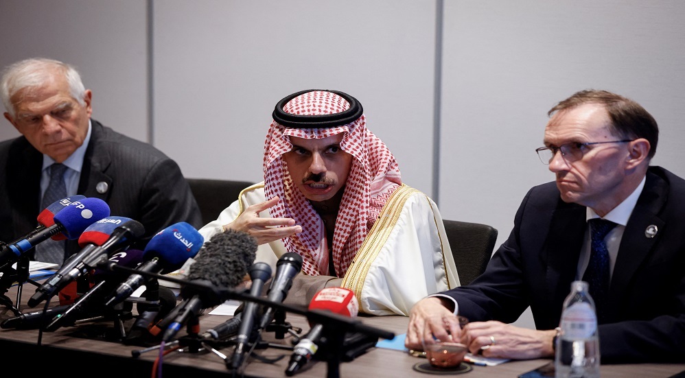 وزير الخارجية السعودي: لا يمكن لإسرائيل أن تكون موجودة دون وجود دولة فلسطين