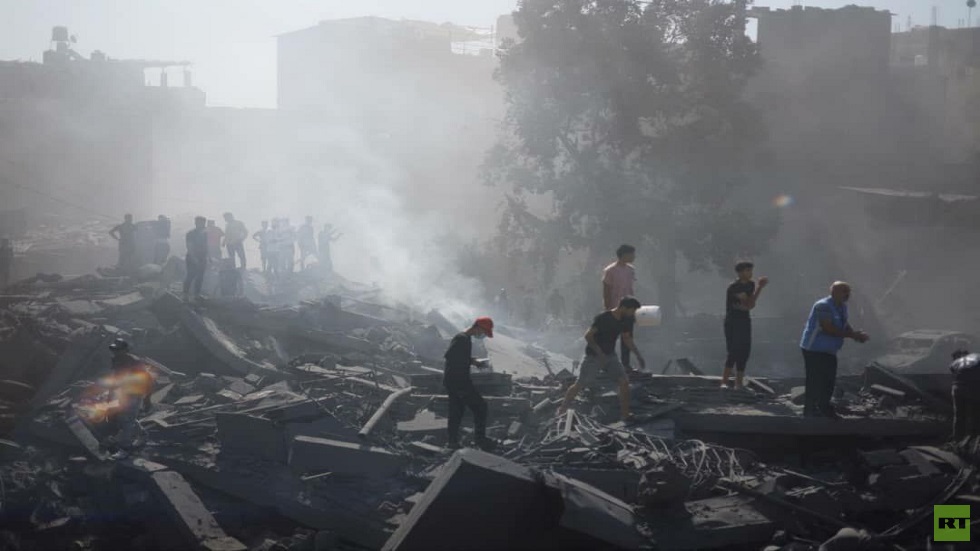 من مشاهد الدمار في قطاع غزة - صورة تعبيرية
