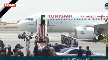الرئيس التونسي يصل إلى طهران