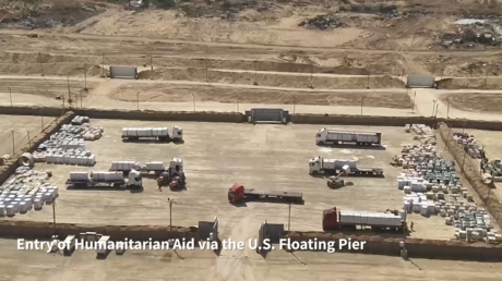 الأمم المتحدة تعلن وصول أولى المساعدات إلى غزة عبر الرصيف الأمريكي العائم بينها 