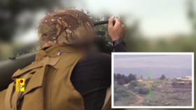 كاميرا الصاروخ توثق الإصابة المباشرة..حزب الله يستهدف ناقلة جند إسرائيلية مدرعة (فيديو)