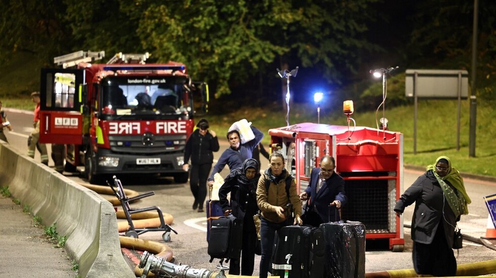 حريق بمنشأة صناعية في اسكتلندا