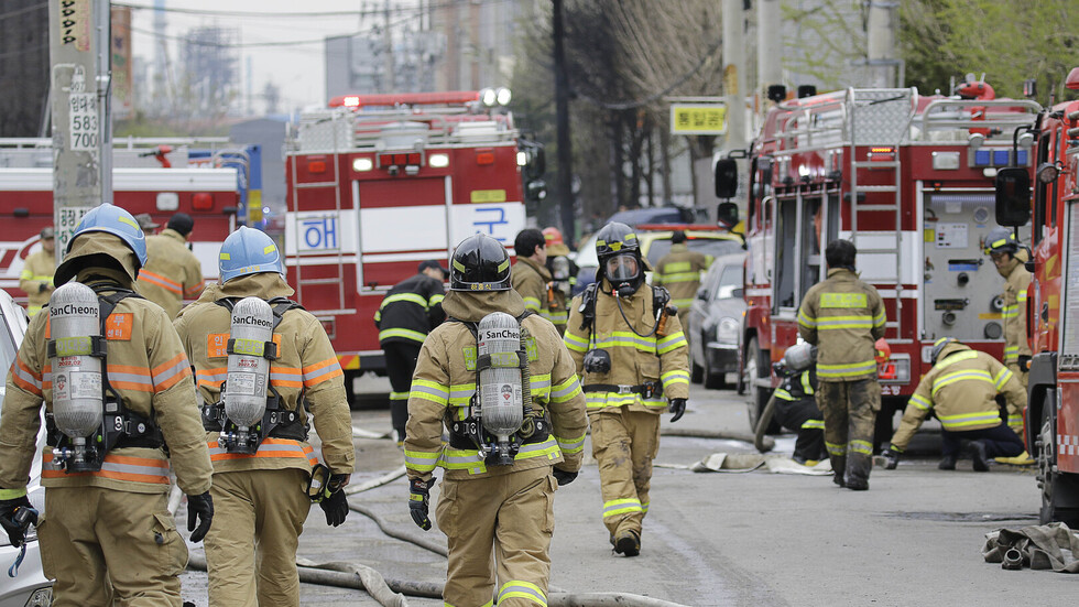 كوريا الجنوبية.. ارتفاع عدد القتلى إلى 23 شخصا في أحد أسوأ حوادث المصانع الكيماوية بالبلاد