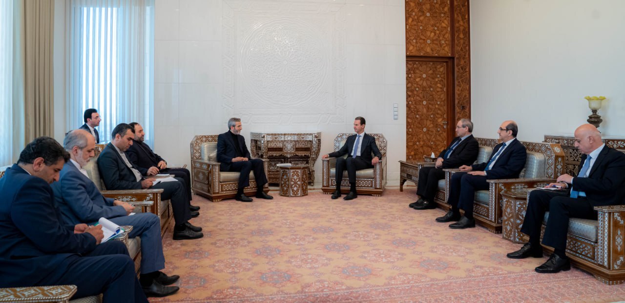 الأسد يلتقي باقري في دمشق ويجدد التأكيد على مبدأ أساسي وخيار إستراتيجي لمواجهة 