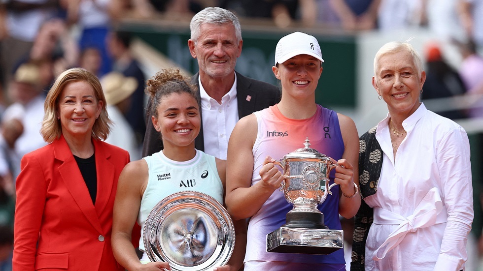 النجمة البولندية شفيونتيك بطلة لـ