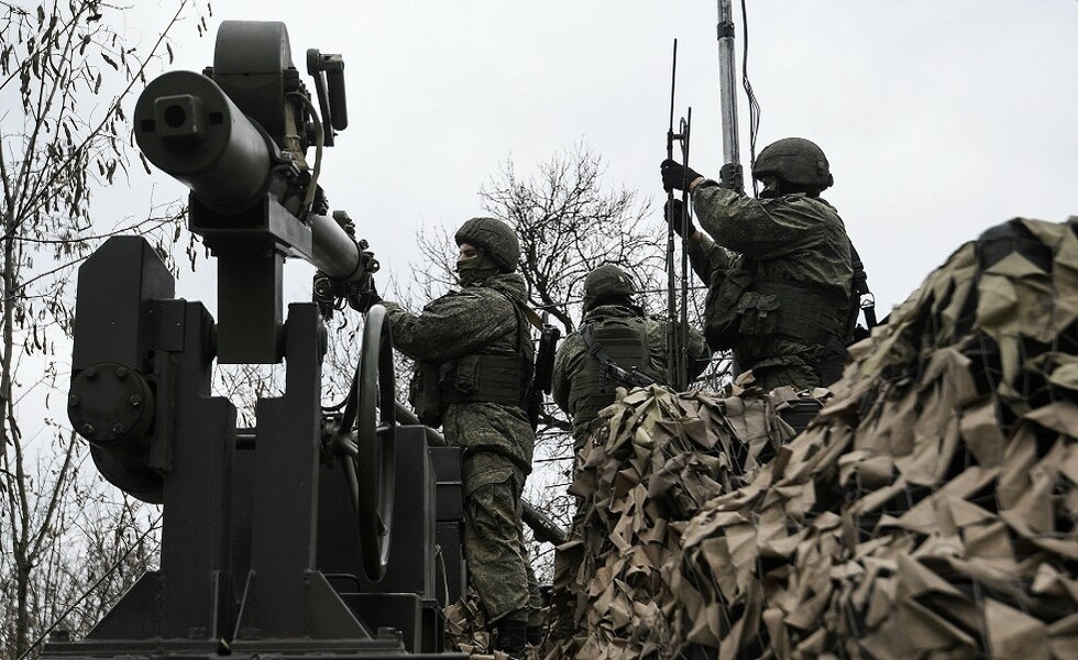 الجنود الروس في منطقة العملية العسكرية الخاصة