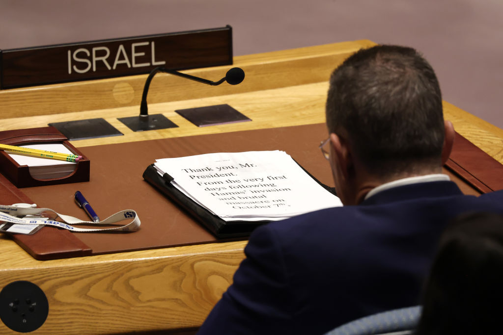 إسرائيل ترد على تبني مجلس الأمن مشروع قرار بشأن وقف إطلاق النار بغزة