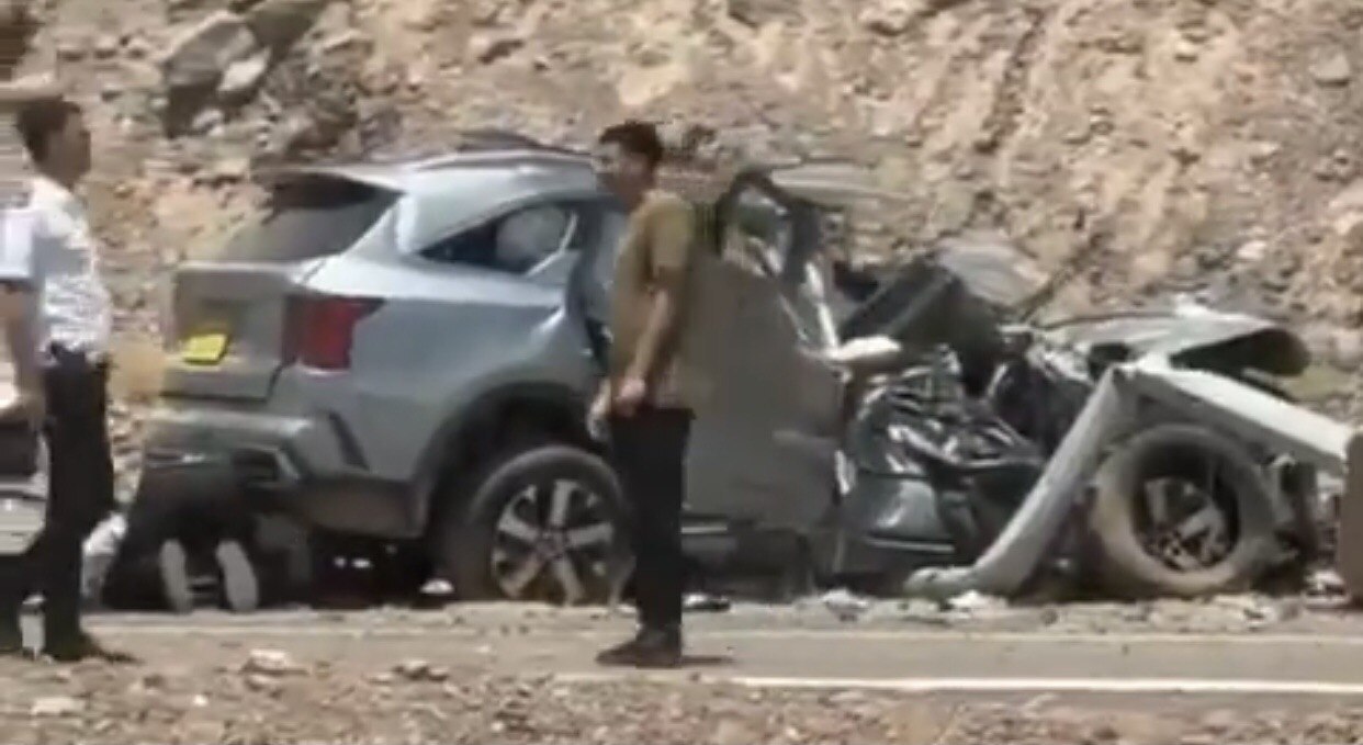 مصرع رجل وزوجته وطفلتهما من كفر قاسم داخل الخط الأخضر بحادث سير في سيناء (فيديو)