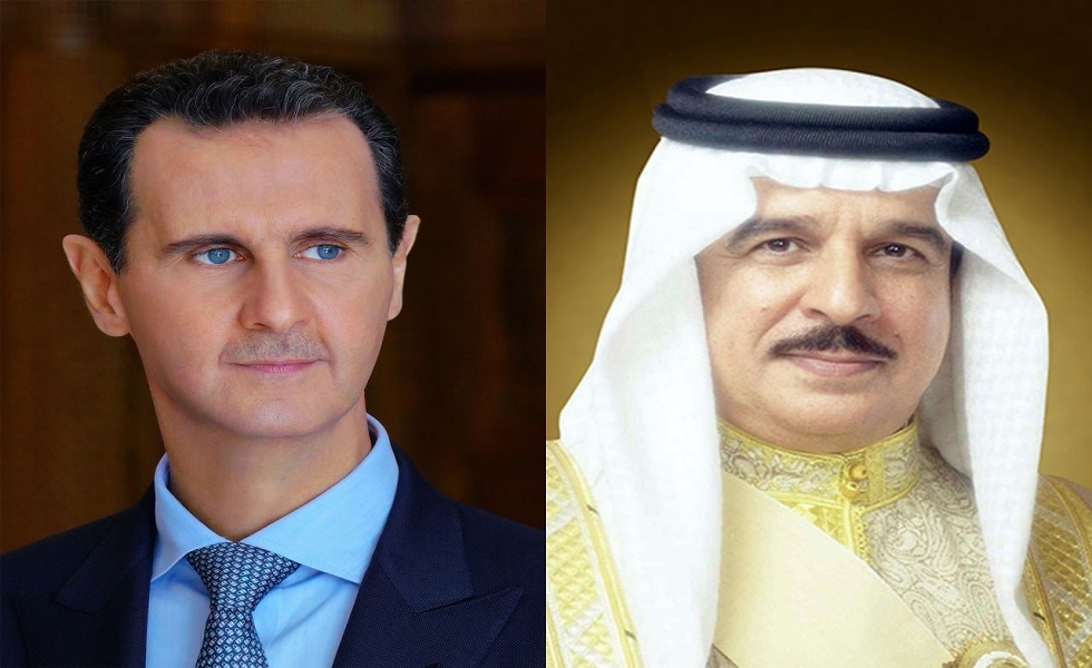 الأسد يتبادل التهنئة بعيد الأضحى مع ملك البحرين والرئيس العراقي