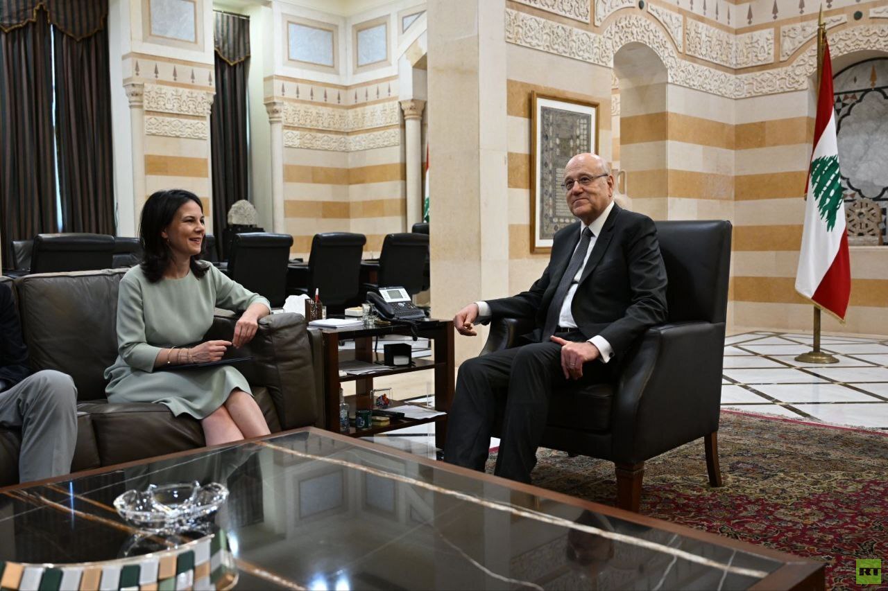 وزيرة خارجية ألمانيا من بيروت:  الوضع على الخط الأزرق بين لبنان وإسرائيل 