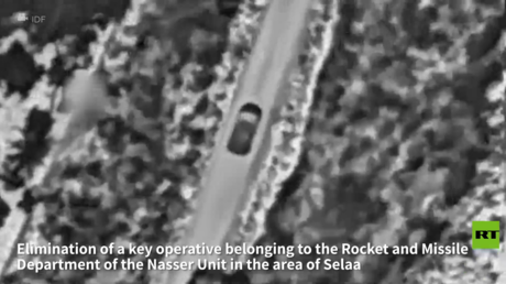 الجيش الإسرائيلي ينشر فيديو لاغتيال قيادي بارز في "حزب الله"