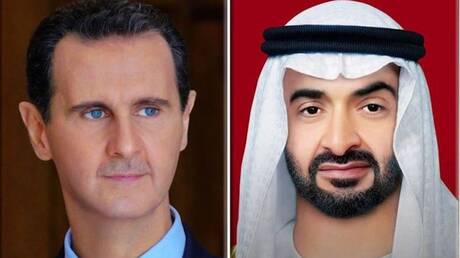 الرئيس السوري يتبادل التهنئة مع رئيس دولة الإمارات بعيد الأضحى المبارك