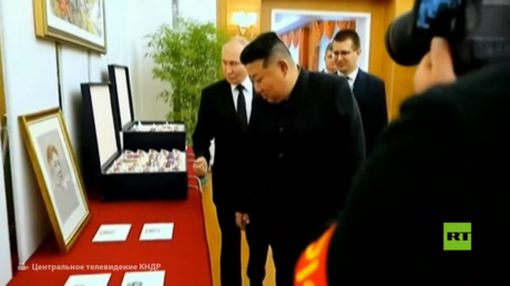 الكشف عن هدايا بوتين لزعيم كوريا الشمالية