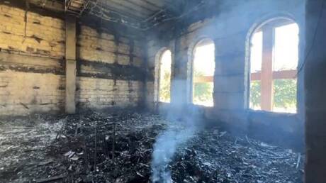 داغستان.. مقطع فيديو يظهر حجم الدمار في معبد يهودي أحدثه الإرهابيون