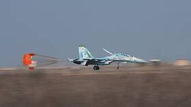الدفاع الروسية تعلن تحطم طائرة سو-34 ومصرع طاقمها