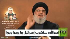 نصرالله: سنضرب إسرائيل برا وبحرا وجوا