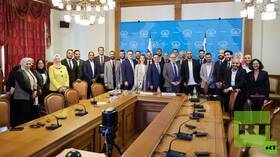 زاخاروفا تلتقي صحفيين من 7 دول عربية يزورون روسيا ضمن ورشة عمل مع RT (صور)