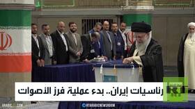 رئاسيات إيران.. بدء عملية فرز الأصوات