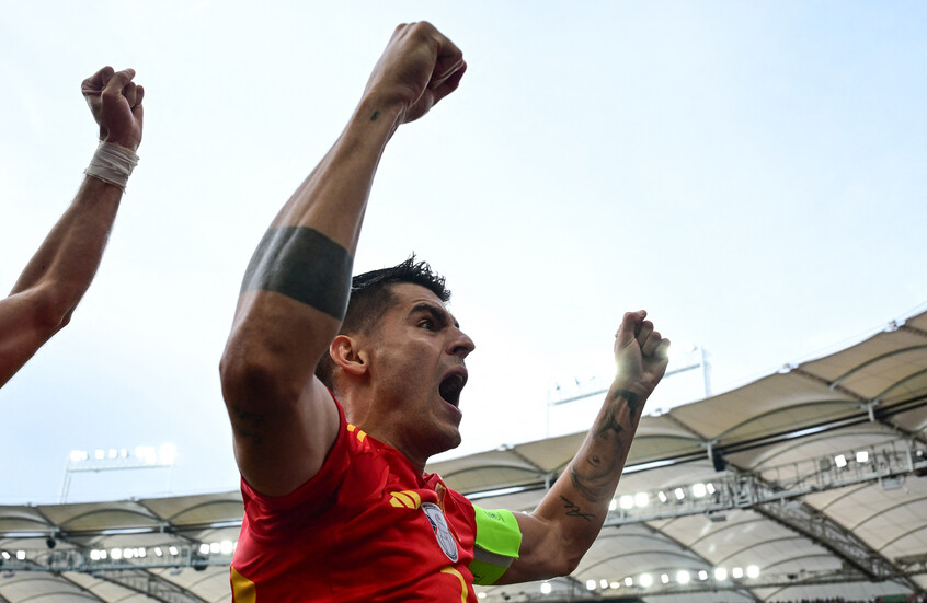 موراتا يثير ضجة في إسبانيا