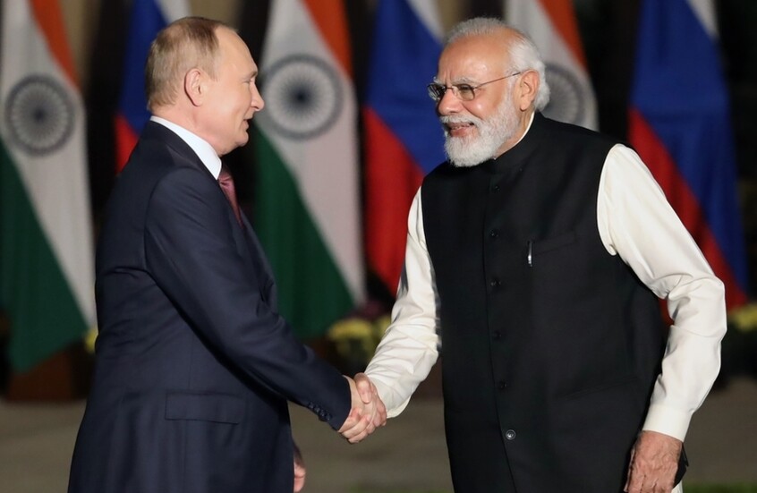 بيسكوف: بوتين ومودي سيجريان محادثات الثلاثاء