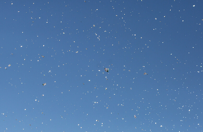 RT تنشر صورة لمنشور ألقاه الجيش الإسرائيلي تزامنا مع مطالبته بإخلاء مدينة غزة