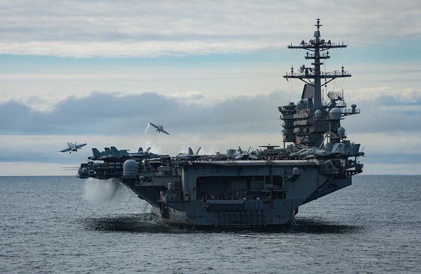 وصول حاملة الطائرات الأمريكية "ثيودور روزفلت" إلى منطقة عمليات الأسطول الخامس (صورة)