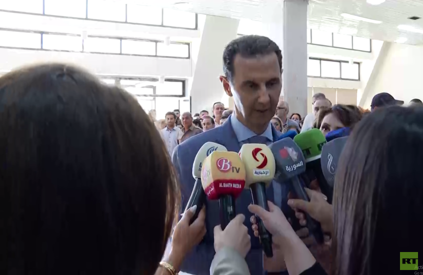 الأسد: إذا كان اللقاء مع أردوغان يؤدي إلى نتائج ويحقق مصلحة البلد فسأقوم به (فيديو)