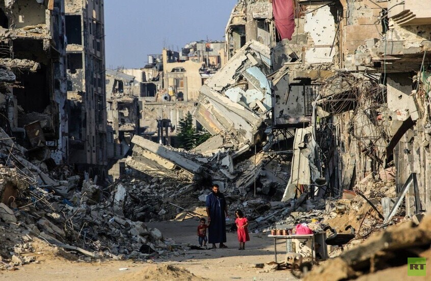 صور جوية تسلط الضوء على أماكن تعرضت لقصف إسرائيلي عنيف بغزة (صور)