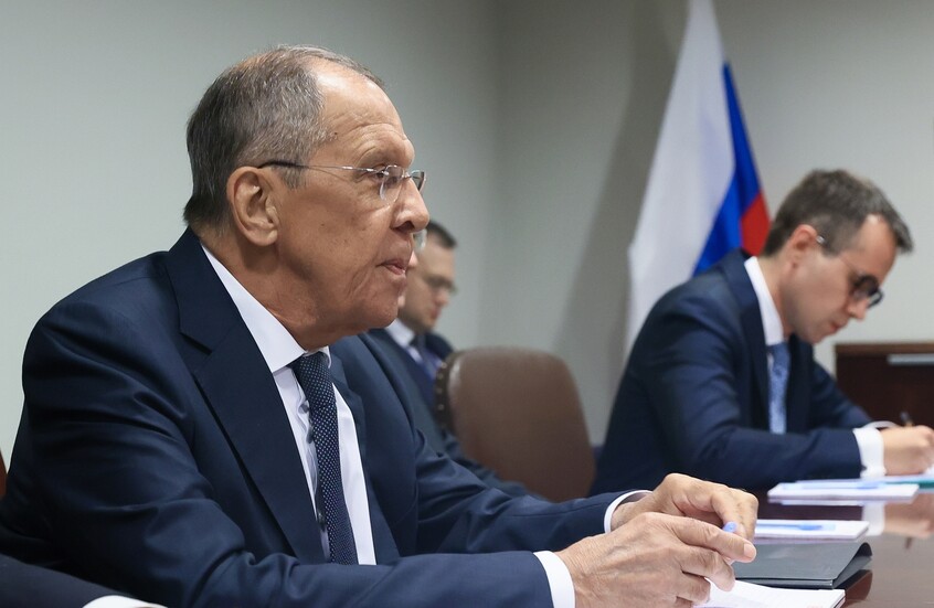 لافروف يبحث الصراع الفلسطيني الإسرائيلي مع وزير خارجية الكويت في نيويورك