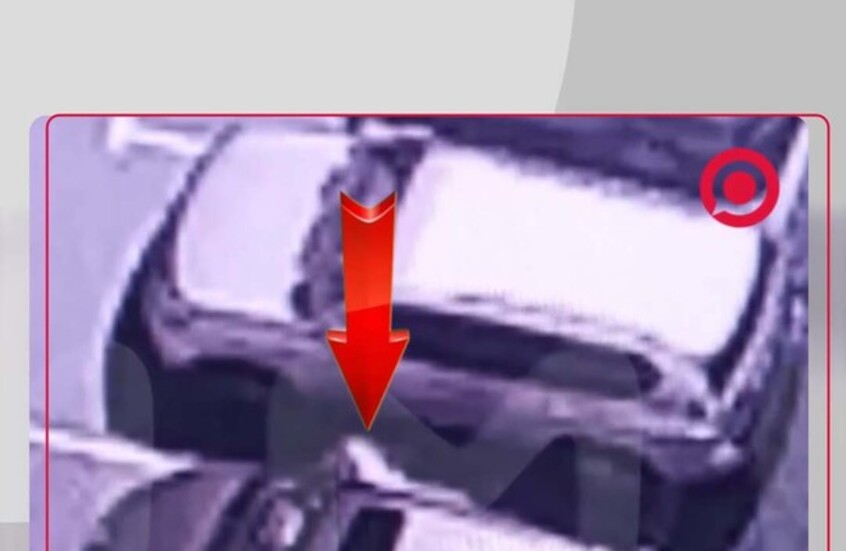 اللحظات الأولى لوضع عبوة ناسفة لتفجير سيارة شمال العاصمة موسكو