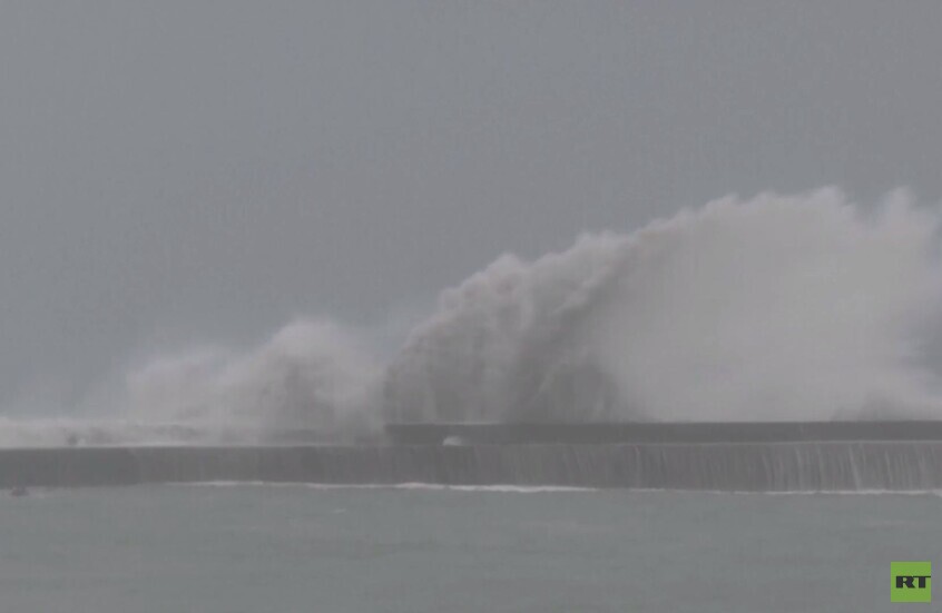 وصول الإعصار "جايمي" إلى تايوان