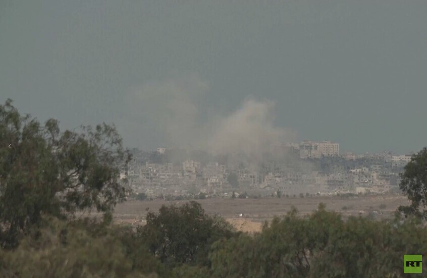 لقطات من غلاف غزة تُظهر آثار القصف وتحركات القوات الإسرائيلية داخل القطاع