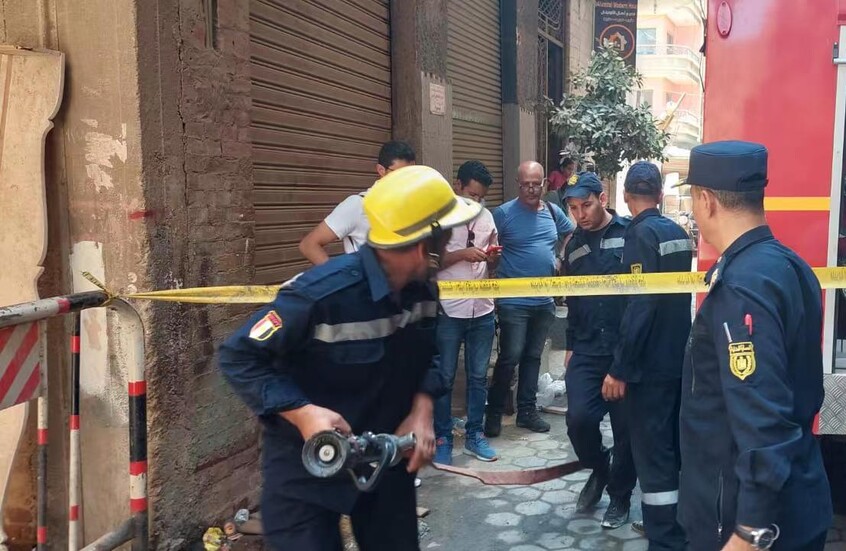 تطورات جديدة حول حريق أشهر الأسواق الشعبية بمصر