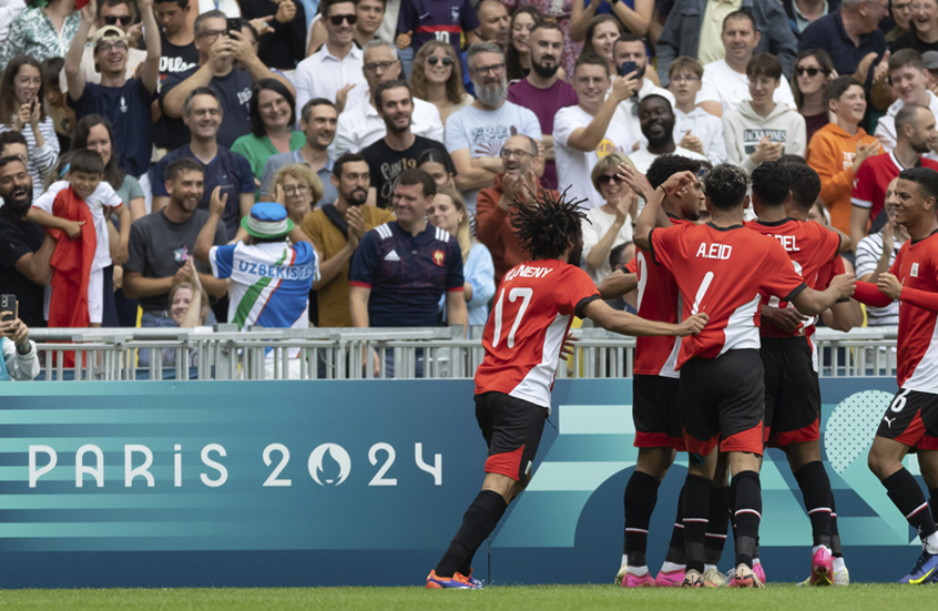 مصر تحقق فوزا ثمينا على أوزبكستان في أولمبياد باريس