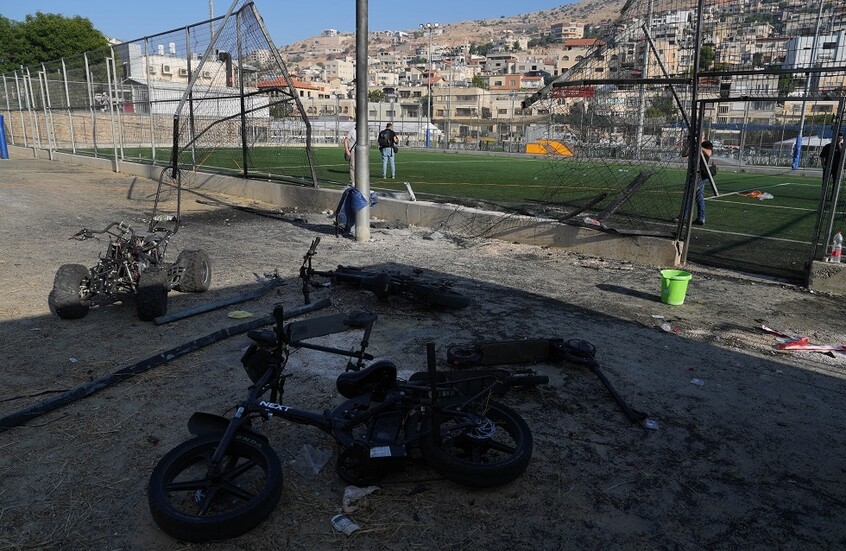 أهالي مجدل شمس: وزراء حكومة نتنياهو توافدوا علينا للرقص على دماء أطفالنا (فيديو)