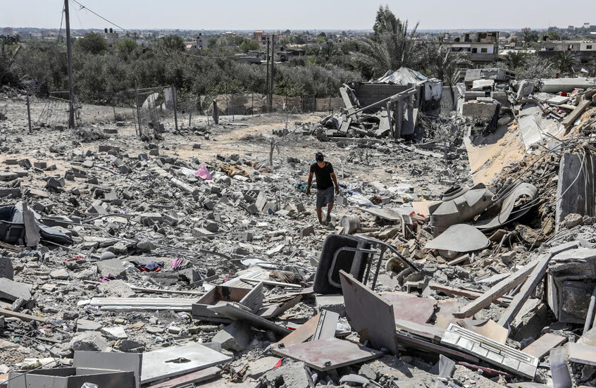 مقتل 5 فلسطينيين بقصف إسرائيلي على خان يونس