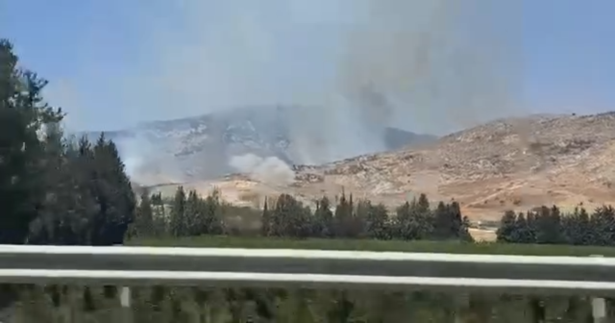 بالفيديو.. حرائق في الجولان إثر الهجوم الصاروخي لـ"حزب الله"