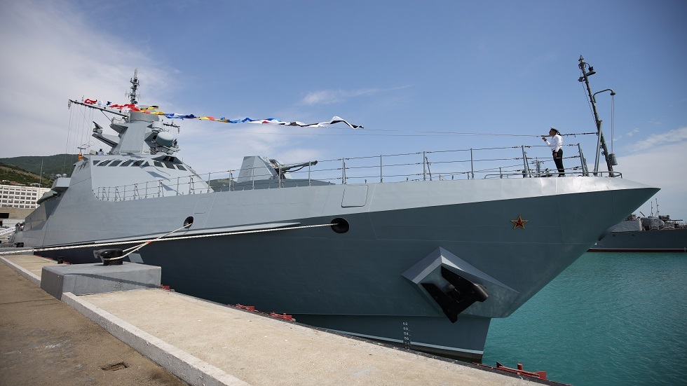 روسيا تختبر سفينة عسكرية جديدة