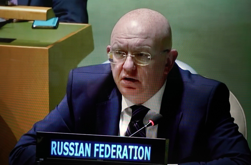 نيبينزيا: بريطانيا تعارض دعوة أوكرانيا والاتحاد الأوروبي لحضور اجتماع مجلس الأمن