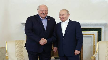 بوتين يهنئ لوكاشينكو بعيد استقلال بيلاروس