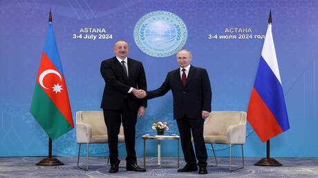 بوتين يشيد بمستوى العلاقات التجارية والاقتصادية بين روسيا وأذربيجان