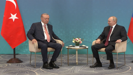 مباحثات قمة ثنائية بين بوتين وأردوغان على هامش 