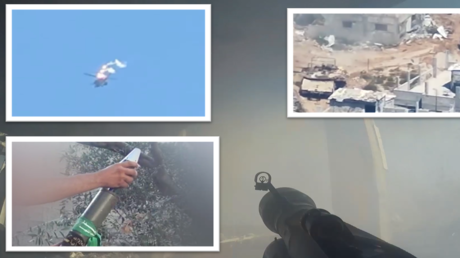 "القسام" تعرض مشاهد من استهدافها لقوات إسرائيلية في الشجاعية وإطلاقها صواريخ تجاه مروحية (فيديوهات)