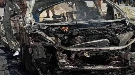 الطيران الإسرائيلي المسيّر يستهدف سيارة على طريق دمشق بيروت وأنباء عن سقوط ضحايا