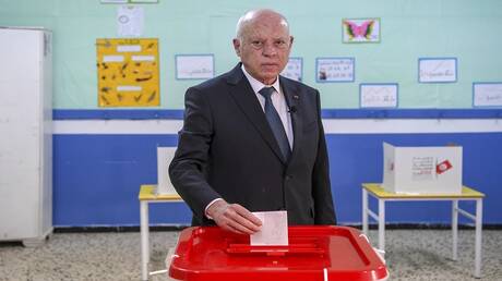 الرئيس التونسي قيس سعيد يعلن رسميا ترشحه للانتخابات الرئاسية
